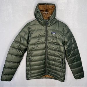 Men’s Patagonia NWT Hi-Loft Down Hoody Size S Color Kelp Forest